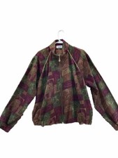 Tedd Zip Up Jacket Woman  s Multicolored Pockets Size Large