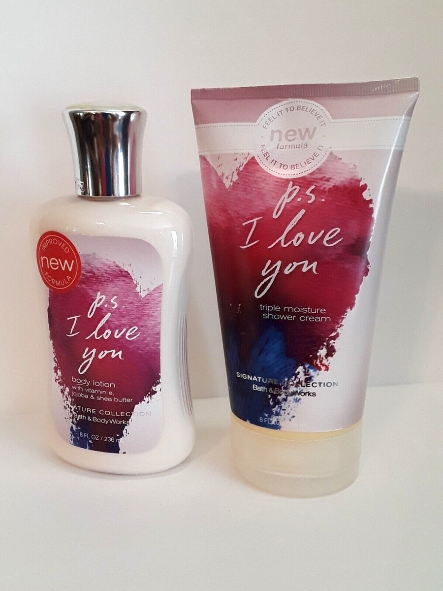BBW PS I Love You Signature Lotion & Triple Moisture Shower