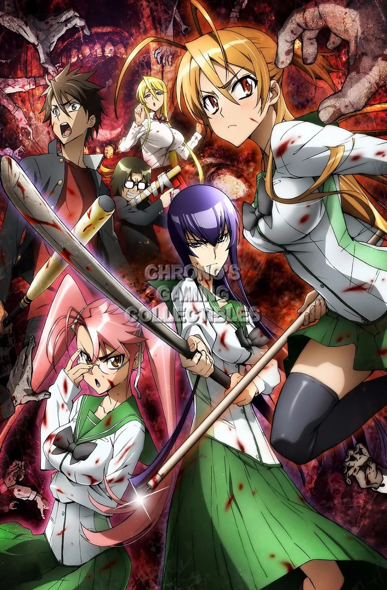Highschool of The Dead Poster Anime (8.5 x 11)