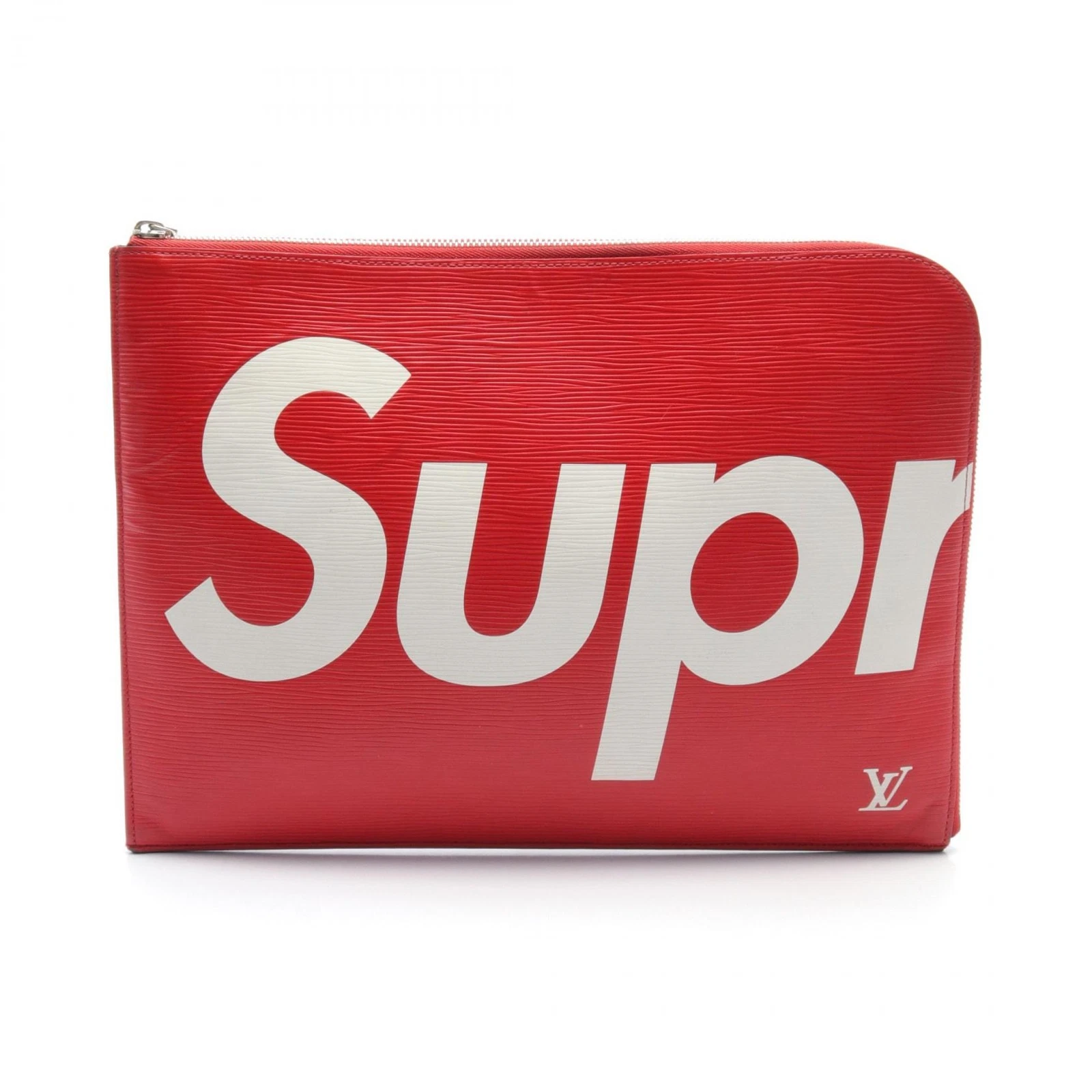 LOUIS VUITTON SUPREME Pochette Jour GM POCHETTE M67722 Epi cuir rouge occasion LV
