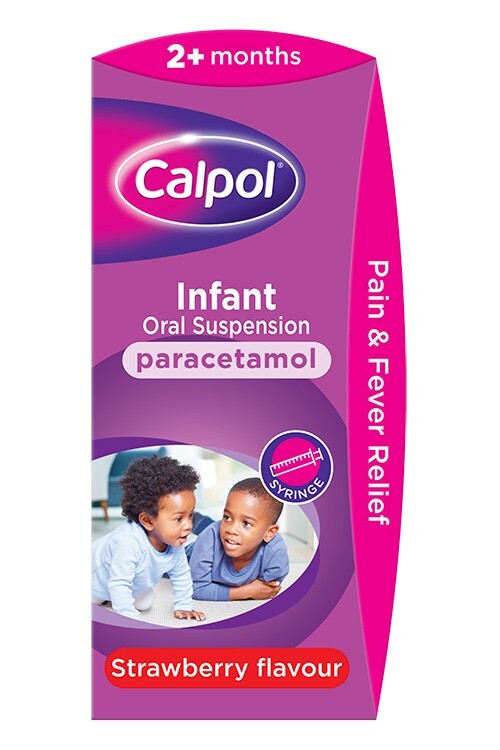 Calpol Infant Oral Suspension (Sugar Free Strawberry Flavour)