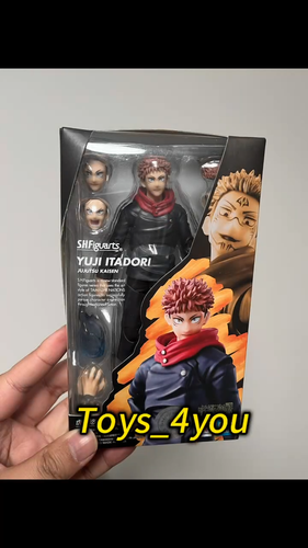 Figura de acción Bandai S.H.Figuarts Jujutsu Kaisen Yuji Itadori SHF juguete regalo nuevo - Vídeo 1 de 1