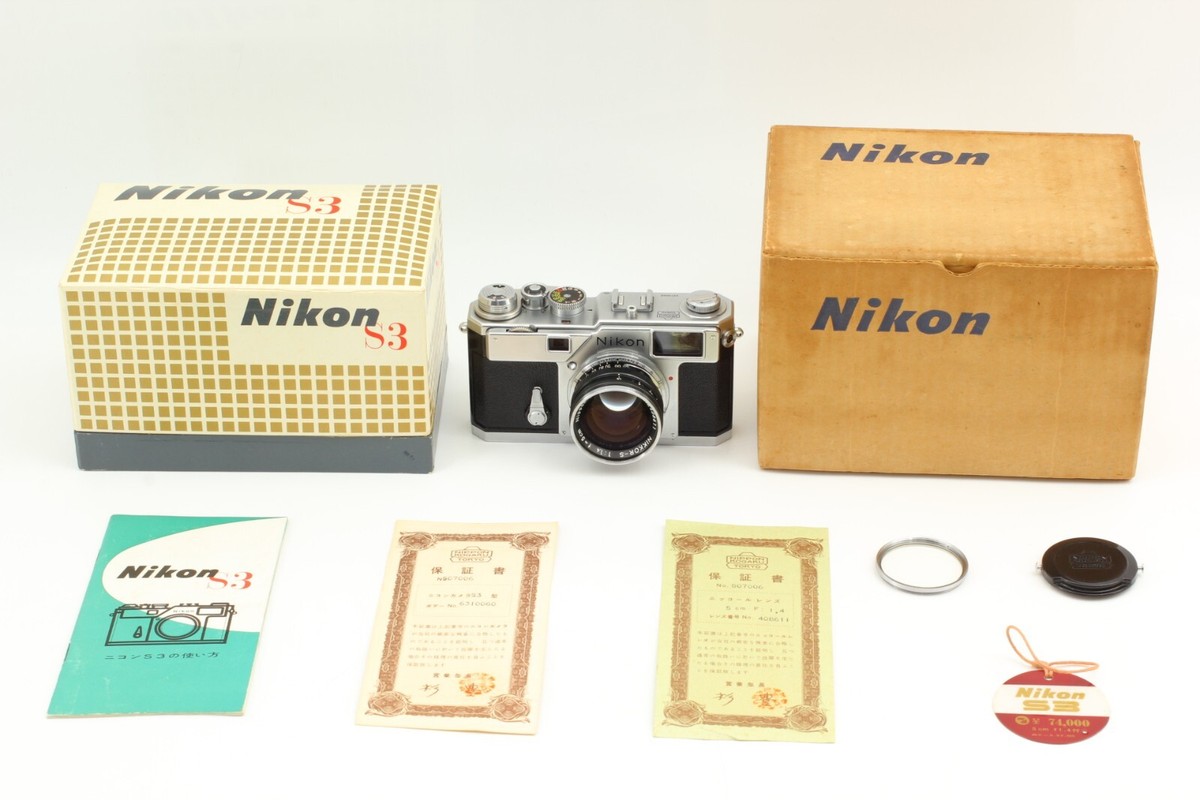Nikon S3 f5cm 1：1.4付　[美品] Nikon S3 / Nikkor S 5cm F1.4 整備済 ニコン（20740