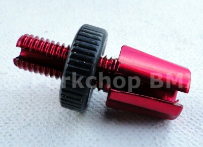 Dia-Compe M7 bicycle brake lever threaded barrel adjuster - RED