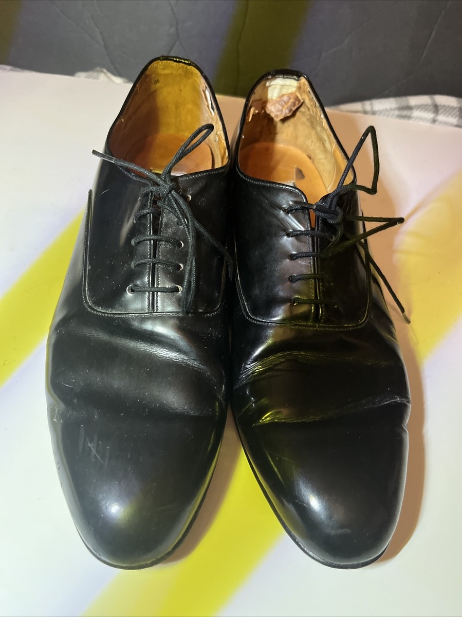 Frederico Leone Black Patent Leather Lace-Up Tuxedo Shoes FREDERICO LEONE BLACK PATENT LEATHER MENS TUXEDO DRESS SHOES  main image 3