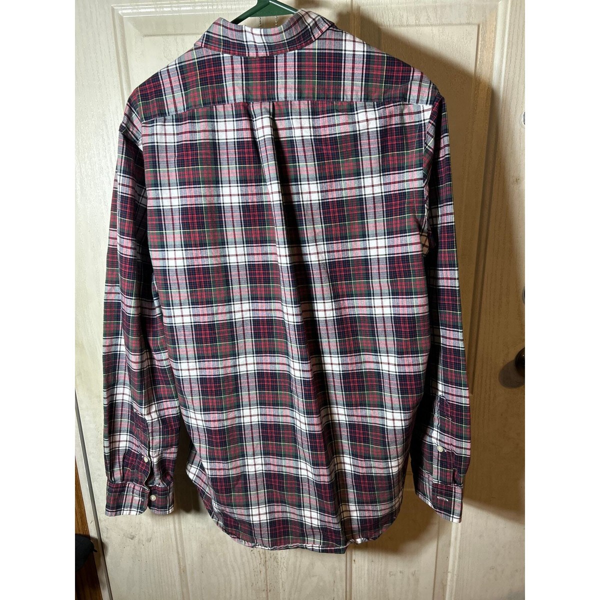 Polo Ralph Lauren Long Sleeve Classic Fit RN 41381 Shirt Red Blue