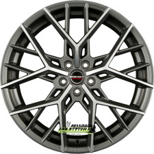 Borbet BY titan polished matt 9x20 ET35 - LK5/112 ML66.5 Felge Alu