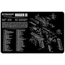 TekMat For RUGER SR 9 SR 40  CLEANING MAT - 11” X 17” Free Shipping