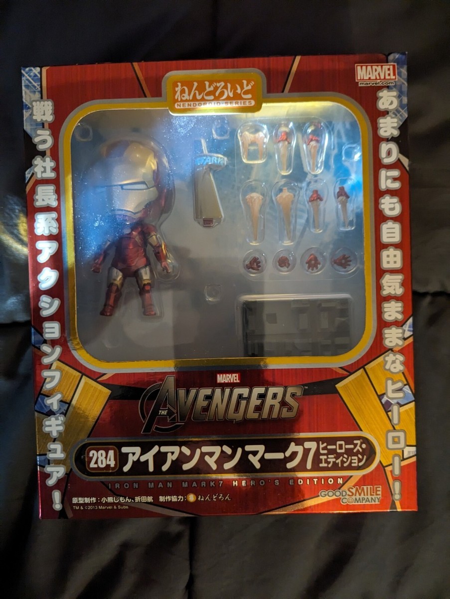 Marvel Avengers Iron man Nendoroid #284 Mark 7 Hero's Edition Good
