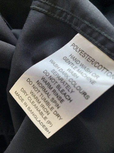 Pelaco Microsilk Size 44 Men’s Shirt Black - Picture 5 of 5