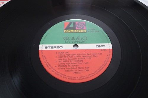 JAPAN Led Zeppelin – Led Zeppelin IV 1976 NEAR MINT LP P-10125A - Foto 7 di 9