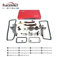 RACEORLY Timing Chain Kit for Mercedes Benz ML350 C300 E350 3.0L 3.5L M276