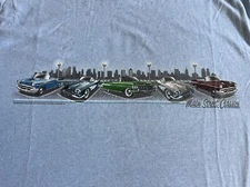 Paradise Shores General Motors Main Street Classics Tee Shirt Blue Size XXL