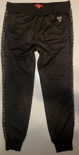 GUESS Los Angeles Black Logo Tape Pant