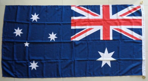 Australia Flag Heavy Duty Woven Australian Flag Brass Clips *SHIPPED EXPRESS* - Picture 4 of 6