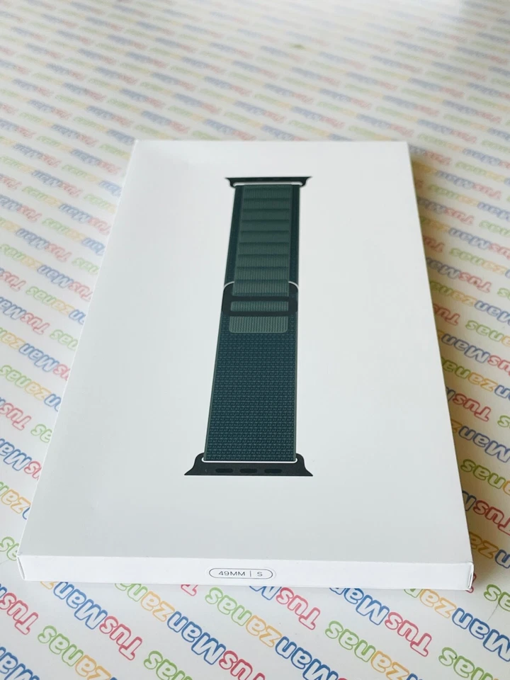 CORREA ORIGINAL APPLE WATCH ALPINE LOOP VERDE / NEGRO S ULTRA 3 2 SERIES 11 46mm - Imagen 3 de 4