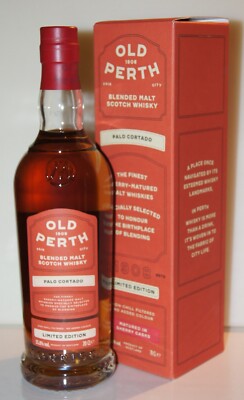 Old Perth Palo Cortado 55,8% sherry casks Limited Edition 7800 bottles 0.7L