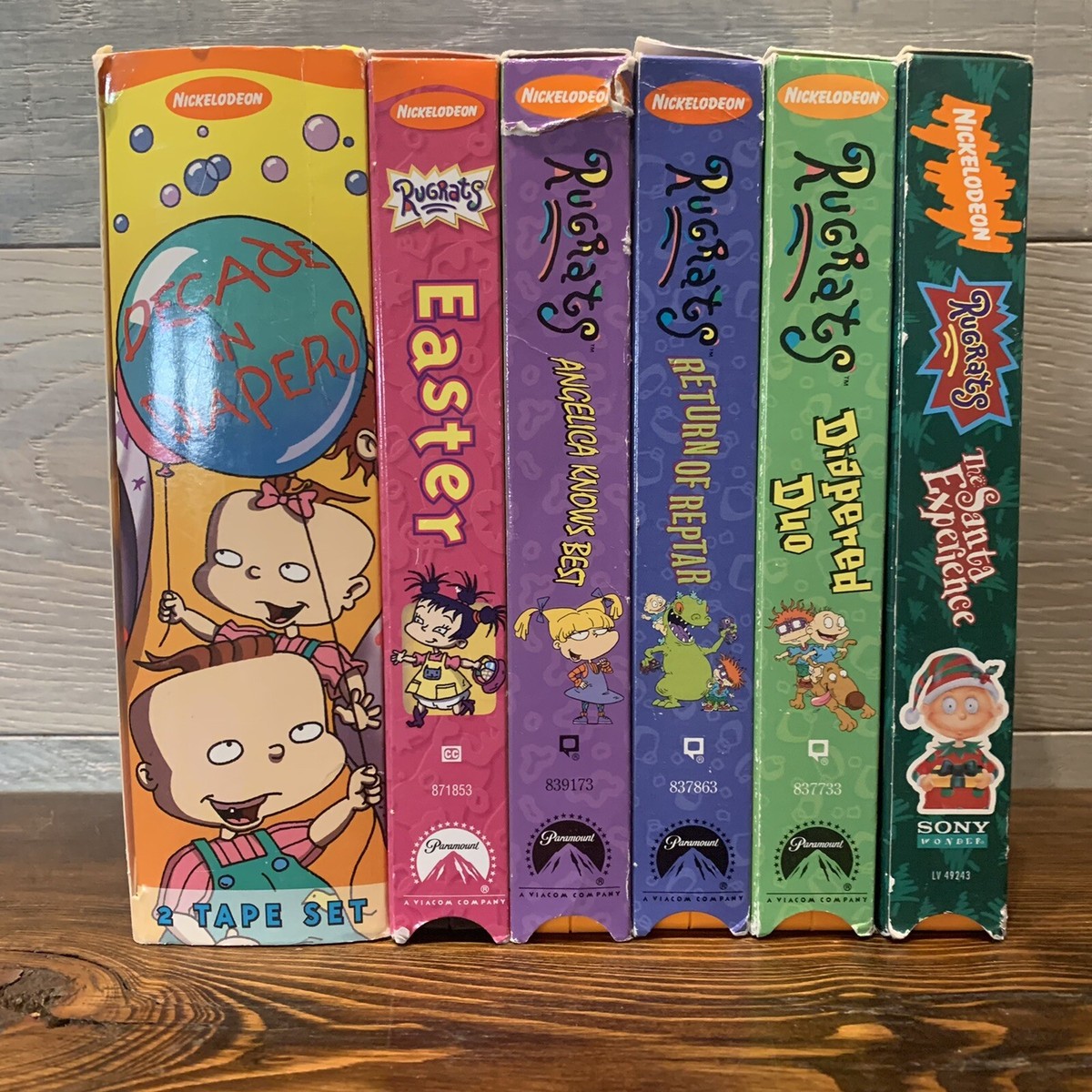 Rugrats VHS lot of 8 Some Have Damaged Covers Vintage | eBay
