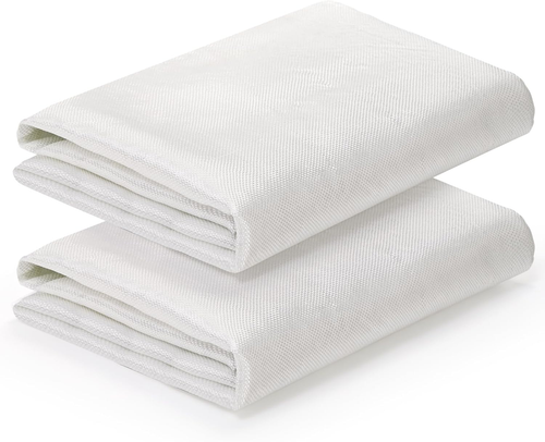 2 Rouleaux De Tissu Fibre De Verre E-Glass - 12 Pieds X 50 Pouces (environ 3.66m X 1.27m), Armure Unidirectionnelle - Neuf