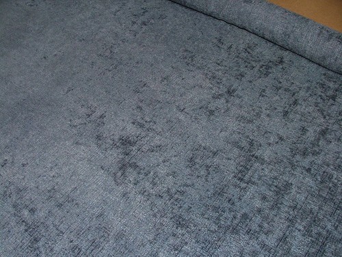 3.8 Metres iLiv Ashbury Blueprint Chenille Fabric Curtain Upholstery Cushion - Picture 4 of 10