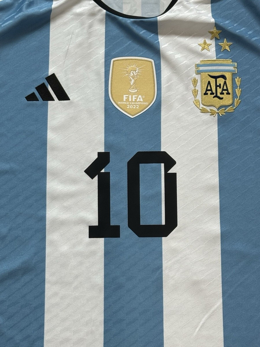 2022/23 アルゼンチン HOME(#10 MESSI)3つ星 Adidas Messi Argentina 3-Star Home Jersey 2022/23 – City