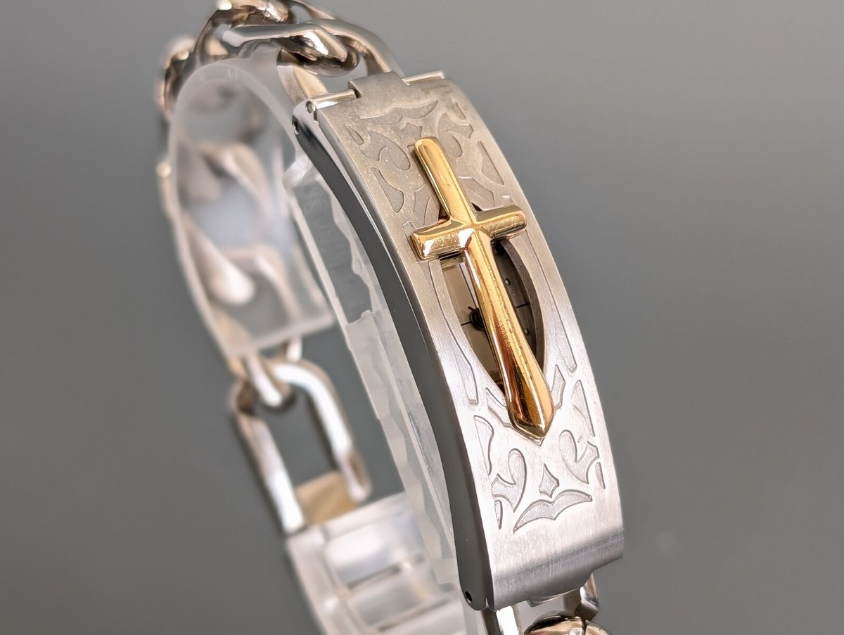 Rare! Jean Paul Gaultier Cross Gold Men