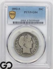 1892-S Barber Half Dollar PCGS G04 ** Rare Key Date San Francisco Issue!
