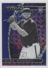 2021 Panini Chronicles Titan Blue Velocity Prizm Alek Manoah #13 mp7