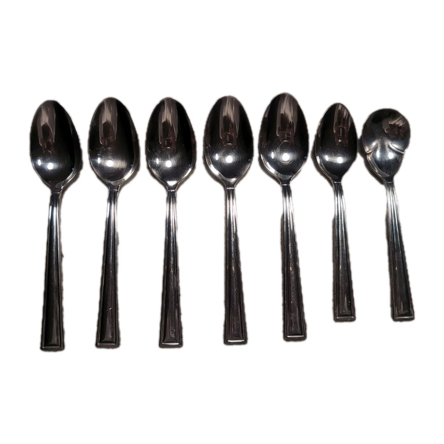 7pc Gorham Marabella Stainless Steel, 5 Tablespoons, 1 teaspoon, 1 Serve Spoon