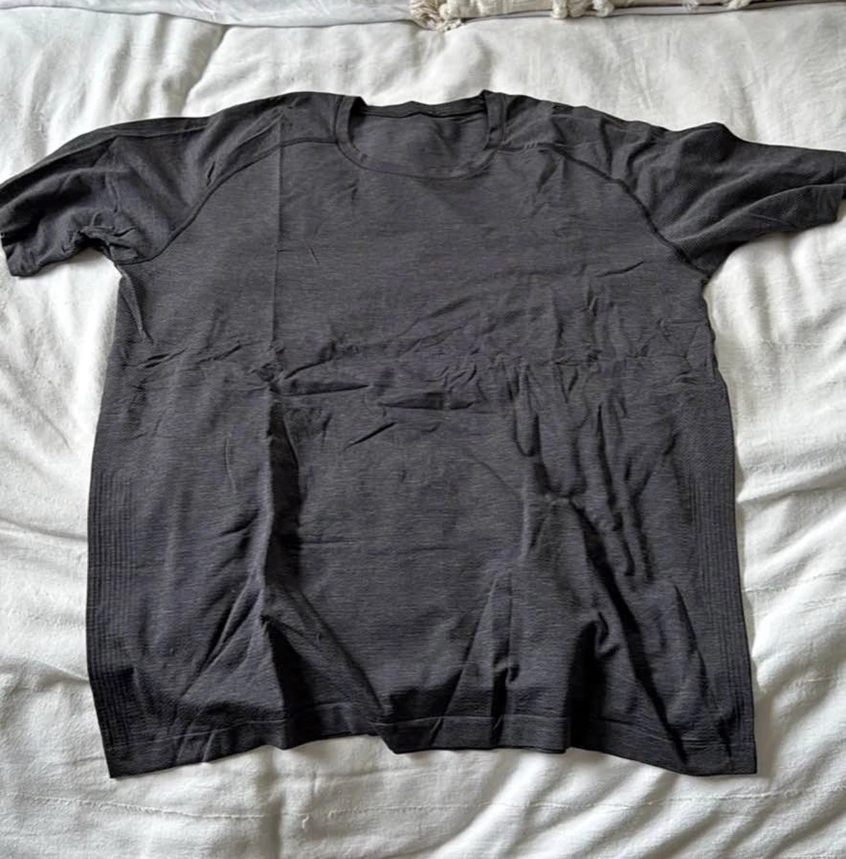 Lululemon Metal Vent Tech Short Sleeve Black T Shirt Men’s Size Large