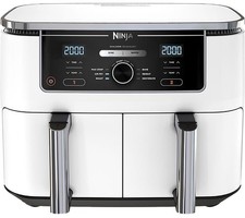 Ninja AF400UKW Foodi MAX Dual Zone Air Fryer in White (Grade A)