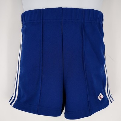 Vintage 1980s C&D Cheerleader Danzteam Blue Cheer Shorts Retro Sissy Medium