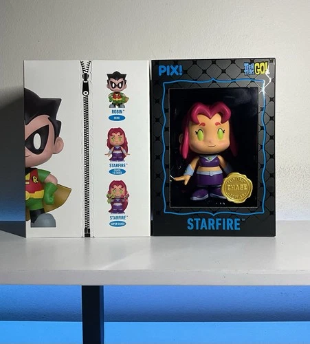 Thrill Joy Pix! Robin CHASE STARFIRE teen Titans Go! 1 In 6 Boxes Chase
