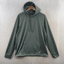 Vuori Sunday Element Hoodie Mens Medium Green Athletic Pullover Minimalist Adult