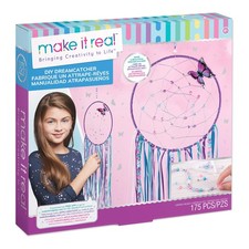 : DIY Dreamcatcher - Purple Pink Blue Butterfly, 175 Piece All-in-One DIY Kit...