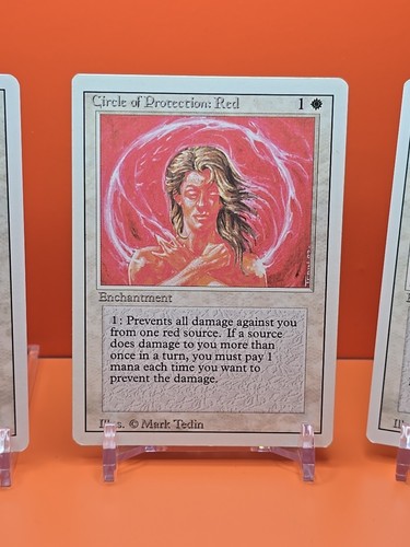 ⚪️⚪️⚪️ (4) 1994 MAGIC The Gathering COP: RED 🔴 REVISED 3RD EDITION PLAYED ⚪️⚪️2 - Picture 4 of 10