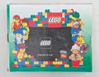 new vtg LEGO IMAGINATION CENTER 3-D Resin Photo Picture Frame 4" x 6" Legoland