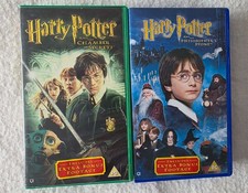 Harry Potter VHS tapes The Philosophers stone & The Chamber of Secrets