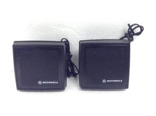 Lot of 2 Motorola HSN4031B External Speakers Mobile Radio, WORKING FREE SHIPPING