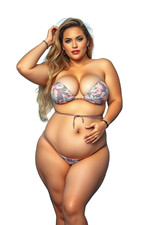 10 Sexy Plus Size Ladies In Bikinis. 5" x 7" on 260gsm Gloss Paper. #Set 16