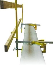 Guardian Fall Protection 15170 Parapet Clamp Guardrail System Steel Construction