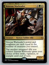 Veteran Warleader, 221/274, Battle For Zendikar, Rare, MTG Game