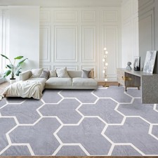 6x9 Feet Sale Large Modern Abstract Area Rugs Blue Carpet Living Room Non Slip