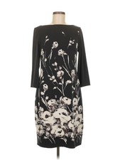 Chaps Women Black Cocktail Dress M