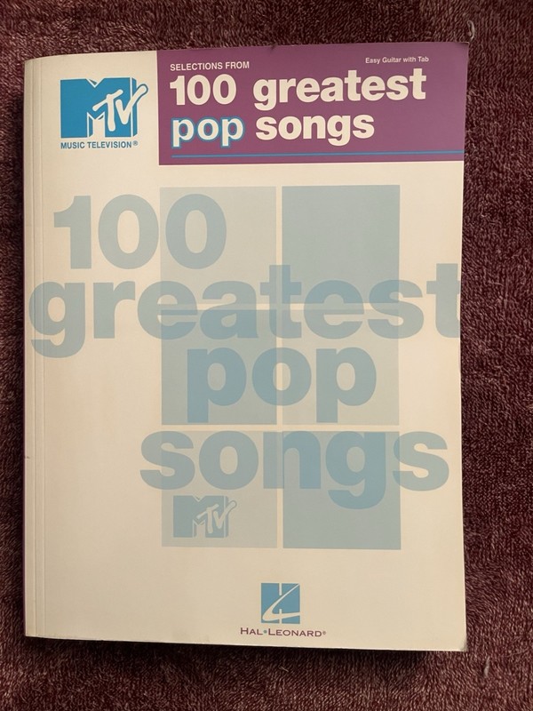 MTV 100 Greatest Pop Songs Easy Guitar Tan