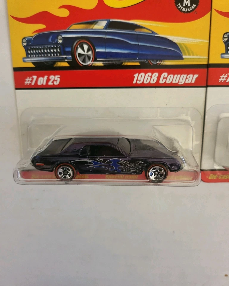 Hot Wheels Classic Series 1 #7 1968 Cougar Die-Cast Car lote de 6 diferentes Foto 2 de 4