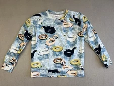 Molo Summer Floatie Pool Vibes Sweatshirt Cotton Multicolor Girl Size 12 152
