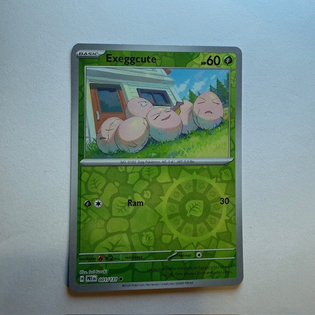 Exeggcute Common SV: Prismatic Evolutions 001/131 NM reverse holo