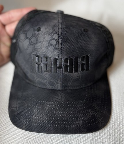 Cappello Berretto Rapala Snap Back Grigio Nero Kryptek Mimetico Pesca Pesce Esterno Regolabile - Foto 7 di 7