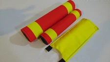 RAD RED YELLOW BMX CLASSIC BIKES BMX PAD SET STEM HANDLEBAR TOP TUBE BIKE MOVIE